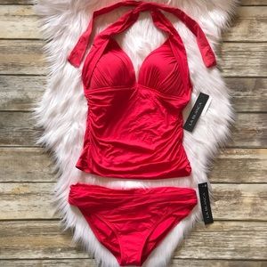 LA BLANCA 2 Piece Tankini Set Size 8